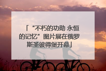 “不朽的功勋 永恒的记忆”图片展在俄罗斯圣彼得堡开幕