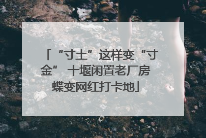 “寸土”这样变“寸金” 十堰闲置老厂房蝶变网红打卡地