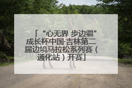 “心无界 步边疆”成长杯中国·吉林第二届边境马拉松系列赛（通化站）开赛