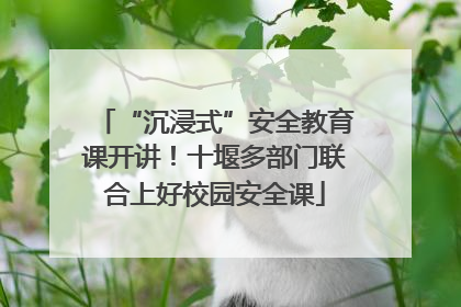“沉浸式”安全教育课开讲！十堰多部门联合上好校园安全课