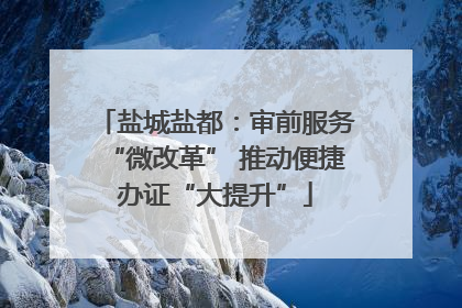 盐城盐都：审前服务“微改革” 推动便捷办证“大提升”