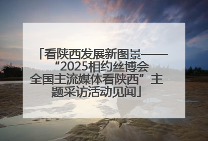 看陕西发展新图景——“2025相约丝博会 全国主流媒体看陕西”主题采访活动见闻
