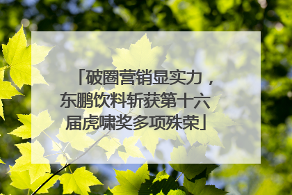 破圈营销显实力，东鹏饮料斩获第十六届虎啸奖多项殊荣