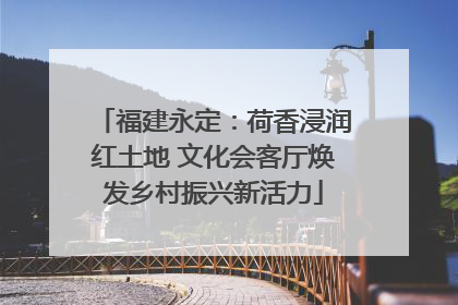福建永定：荷香浸润红土地 文化会客厅焕发乡村振兴新活力