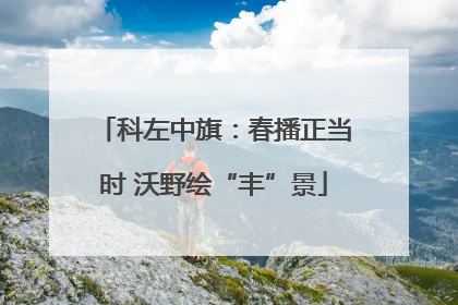 科左中旗：春播正当时 沃野绘“丰”景