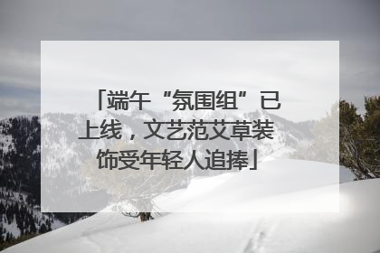 端午“氛围组”已上线，文艺范艾草装饰受年轻人追捧
