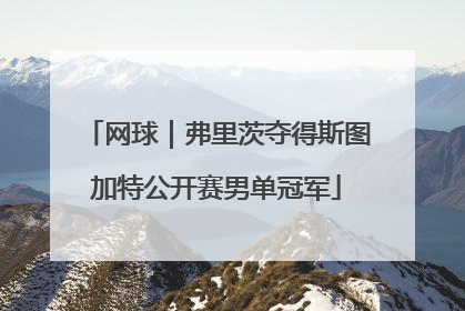 网球｜弗里茨夺得斯图加特公开赛男单冠军