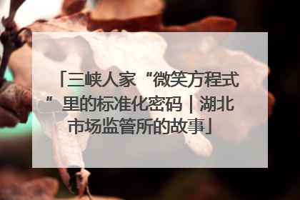 三峡人家“微笑方程式”里的标准化密码｜湖北市场监管所的故事
