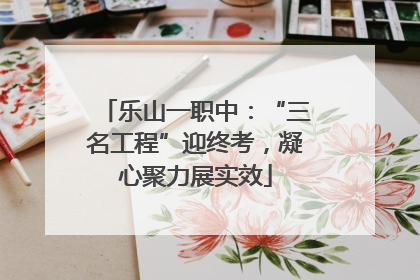 乐山一职中：“三名工程”迎终考，凝心聚力展实效