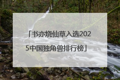 书亦烧仙草入选2025中国独角兽排行榜