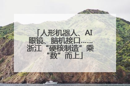 人形机器人、AI眼镜、脑机接口……浙江“硬核制造”乘“数”而上