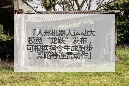 人形机器人运动大模型“龙跃”发布，可根据指令生成跑步、舞蹈等连贯动作
