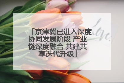 京津冀已进入深度协同发展阶段 产业链深度融合 共建共享迭代升级