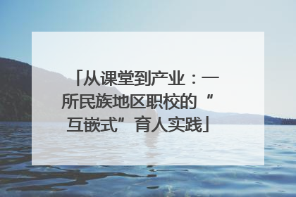 从课堂到产业：一所民族地区职校的“互嵌式”育人实践