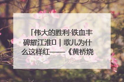 伟大的胜利·铁血丰碑耀江淮⑫｜歌儿为什么这样红——《黄桥烧饼歌》诞生记