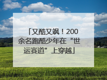 又酷又飒！200余名跑酷少年在“世运赛道”上穿越