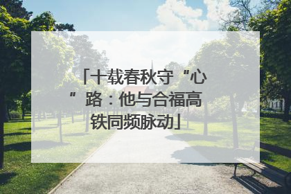 十载春秋守“心”路：他与合福高铁同频脉动