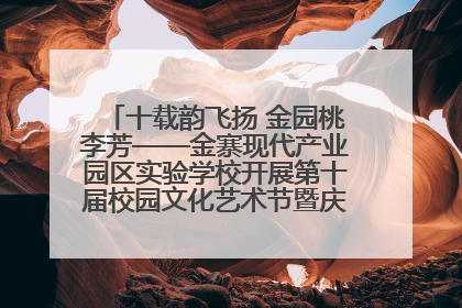 十载韵飞扬 金园桃李芳——金寨现代产业园区实验学校开展第十届校园文化艺术节暨庆“六一”系列活动