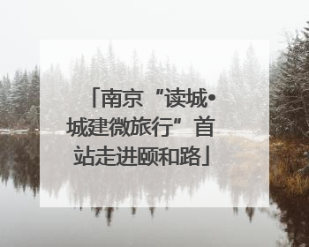 南京“读城•城建微旅行”首站走进颐和路