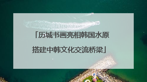 历城书画亮相韩国水原 搭建中韩文化交流桥梁
