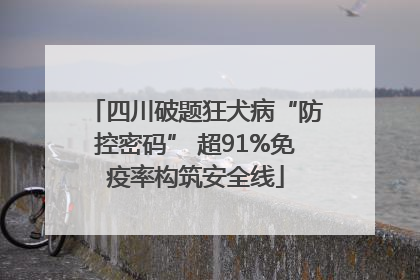 四川破题狂犬病“防控密码” 超91%免疫率构筑安全线