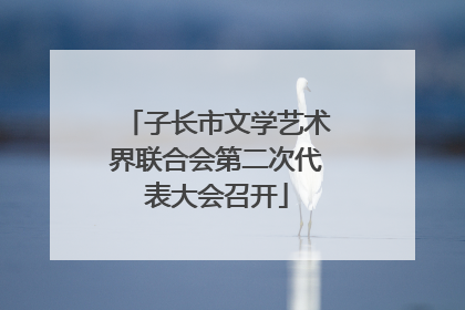 子长市文学艺术界联合会第二次代表大会召开