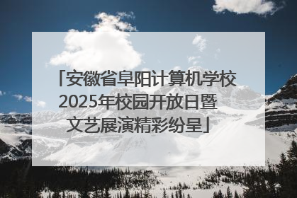 安徽省阜阳计算机学校2025年校园开放日暨文艺展演精彩纷呈