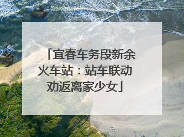 宜春车务段新余火车站：站车联动劝返离家少女