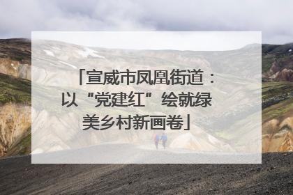 宣威市凤凰街道：以“党建红”绘就绿美乡村新画卷