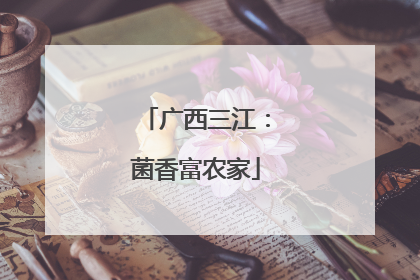 广西三江：菌香富农家