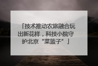 技术推动农旅融合玩出新花样，科技小院守护北京“菜篮子”