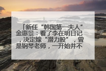 新任“韩国第一夫人”金惠景：看了李在明日记，决定嫁“潜力股”，曾是钢琴老师，一开始并不支持丈夫从政