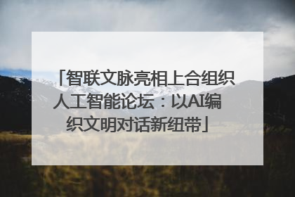 智联文脉亮相上合组织人工智能论坛：以AI编织文明对话新纽带