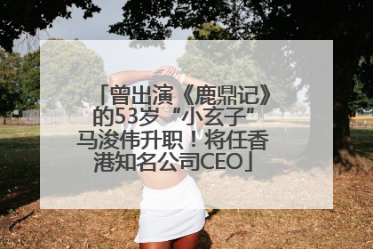 曾出演《鹿鼎记》的53岁“小玄子”马浚伟升职！将任香港知名公司CEO