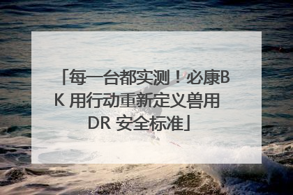 每一台都实测！必康BK 用行动重新定义兽用 DR 安全标准