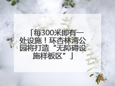 每300米即有一处设施！环杏林湾公园将打造“无障碍设施样板区”