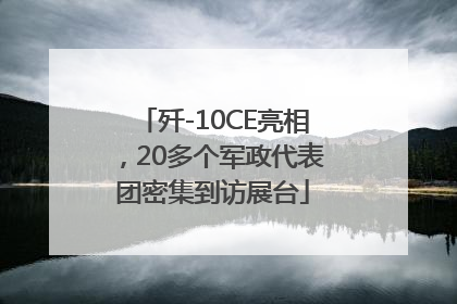 歼-10CE亮相，20多个军政代表团密集到访展台