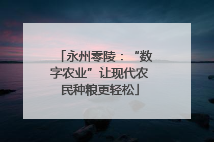 永州零陵：“数字农业”让现代农民种粮更轻松