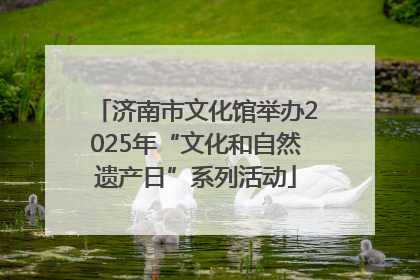 济南市文化馆举办2025年“文化和自然遗产日”系列活动