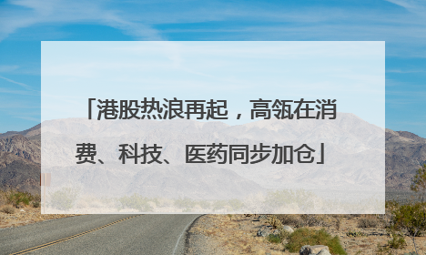 港股热浪再起，高瓴在消费、科技、医药同步加仓