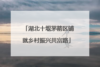 湖北十堰茅箭区铺就乡村振兴共富路
