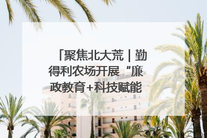 聚焦北大荒｜勤得利农场开展“廉政教育+科技赋能”主题党日活动