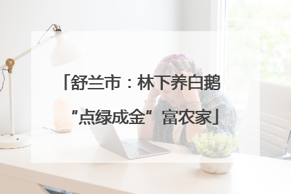 舒兰市：林下养白鹅 “点绿成金”富农家