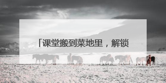 课堂搬到菜地里，解锁“劳动+科学”新课程