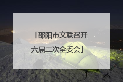 邵阳市文联召开六届二次全委会