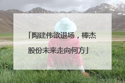 陶建伟欲退场，棒杰股份未来走向何方