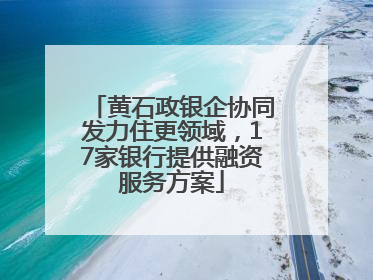 黄石政银企协同发力住更领域，17家银行提供融资服务方案