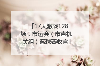 17天激战128场，市运会（市直机关组）篮球赛收官