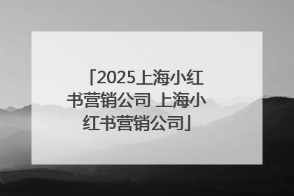 2025上海小红书营销公司 上海小红书营销公司