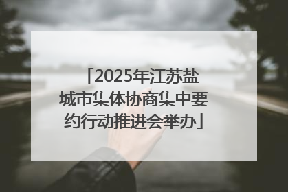 2025年江苏盐城市集体协商集中要约行动推进会举办
